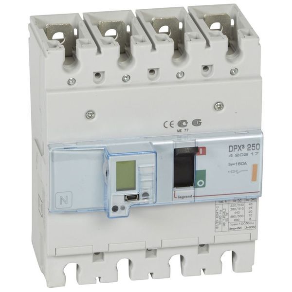 Disjoncteur Électroniques Dpx³250 Pouvoir De Coupure 25Ka 4 legrand 420317