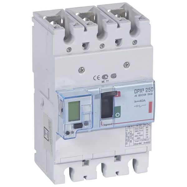 Disjoncteur Électronique Dpx³250 Pouvoir De Coupure 36Ka 400 legrand 420332