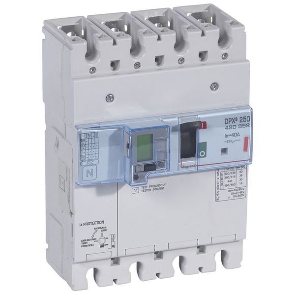 Dpx3 250 Elect + Diff 4P 40A 36Ka legrand 420352