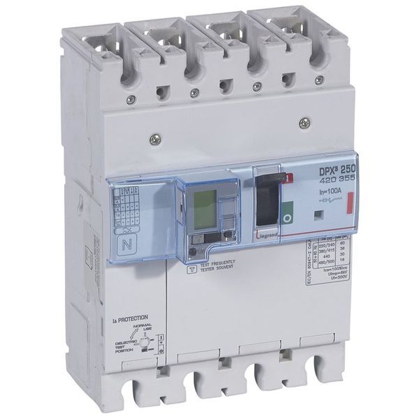 Dpx3 250 Elect + Diff 4P 100A 36Ka legrand 420355