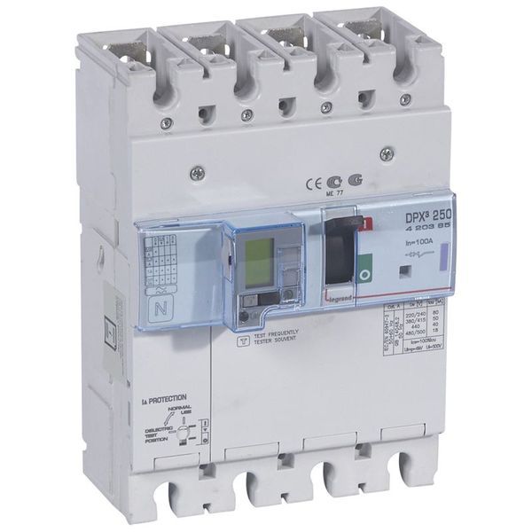 Dpx3 250 Elect + Diff 4P 100A 50Ka legrand 420385