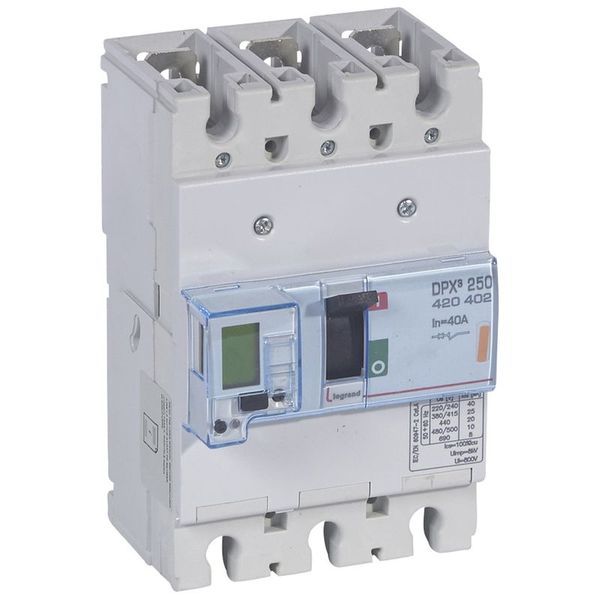 Dpx3 250 Elect + Mesure 3P 40A 25Ka legrand 420402