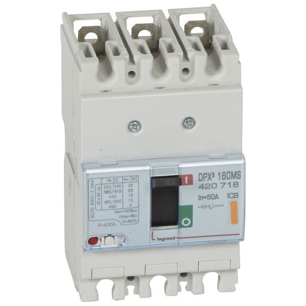 Dpx3 160 Ms 3P 50A 25Ka legrand 420716