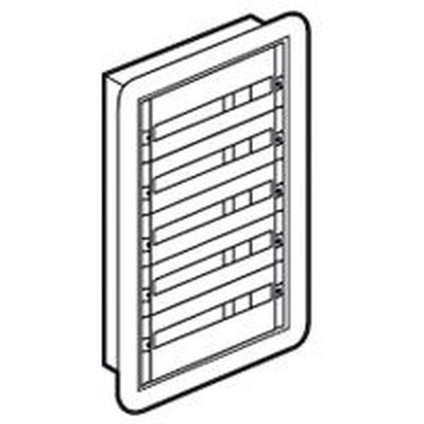 Coffret Distribution Encastré Xl³160 Tout Modulaire 5 Rangée legrand 020015