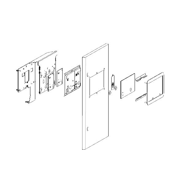 S/E Kit Ecran Borne Double legrand 980958