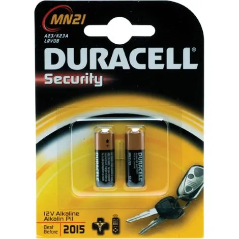 [PIL-23A-2D] Duracell Mn21 - 23A Blister De 2 Piles - 23A-2D