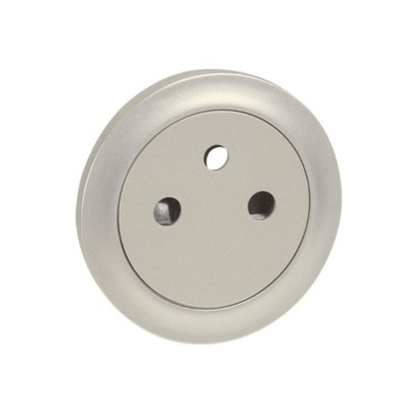 [LEG-068411] Legrand 068411 - Enjoliveur Céliane pour prise de courant 2P+T Surface - finition titane