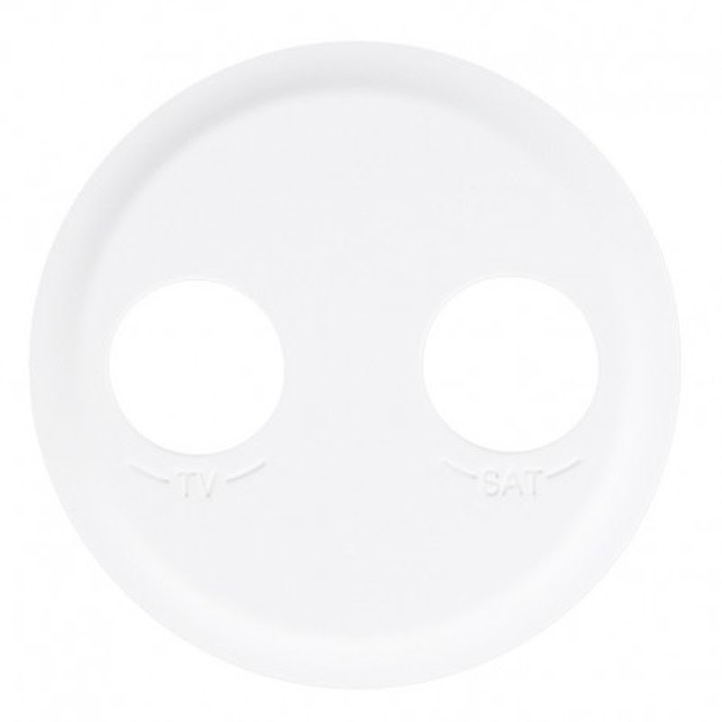 [LEG-068297] Legrand 068297 - Enjoliveur Céliane pour prise TV-SAT - Blanc