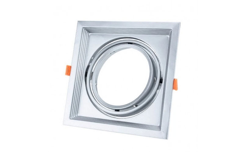 Rectangulaire 1*Anneau Ajustable Corps Argent 180*180*42Mm 5082