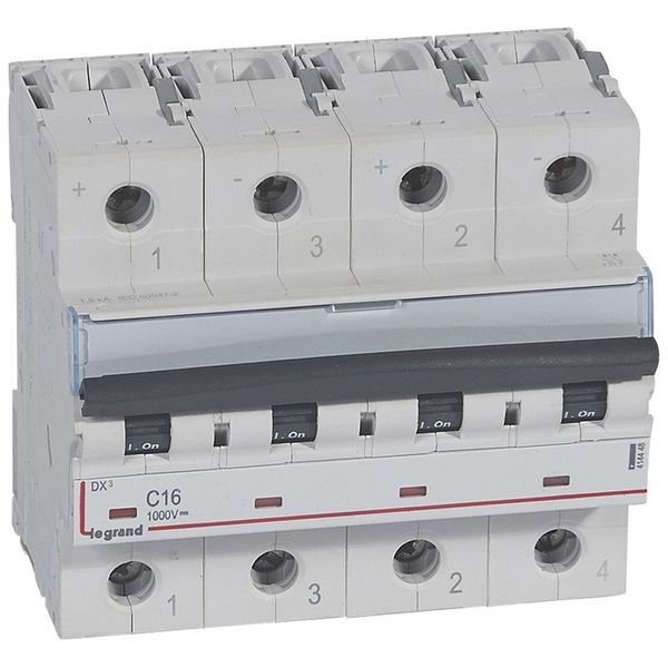 Disjoncteur 2P B16 1000V Dc legrand 414448
