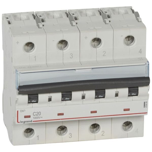 Disjoncteur 2P B20 1000V Dc legrand 414449