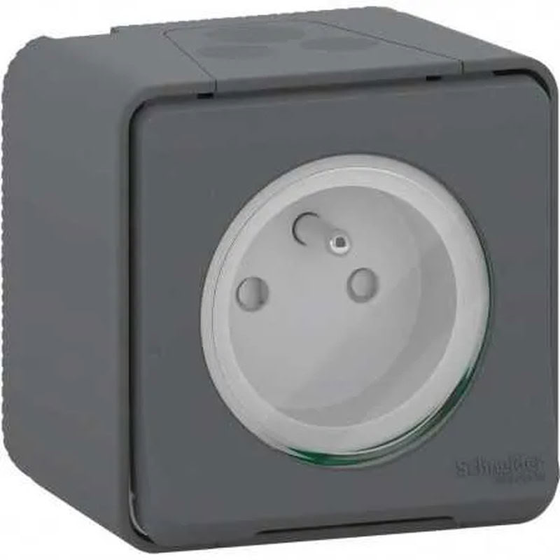 Mureva Styl - Prise Courant 2P+T - Saillie - Ip55 Mur35031