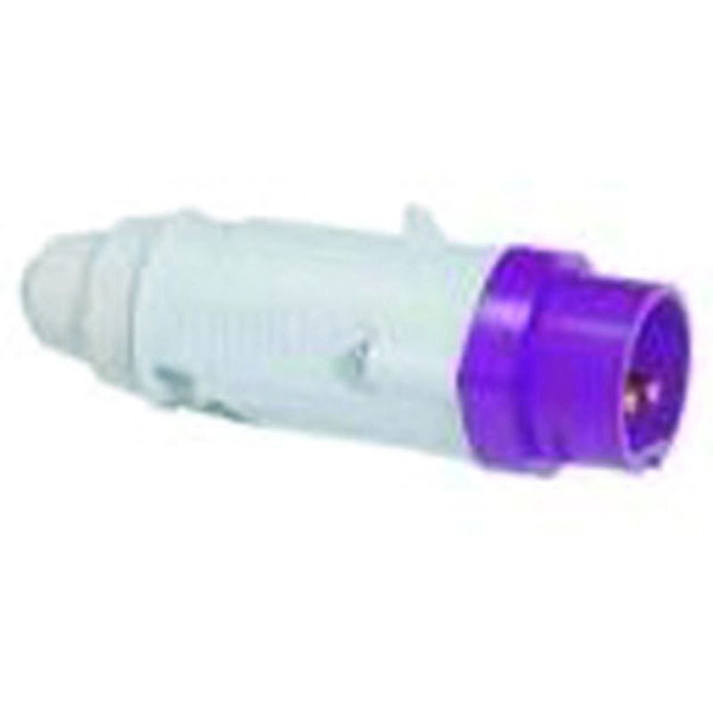 [LEG-055221] Legrand 055221 - Fiche mobile droite P17 IP44 16A - 20V~ à 25V~ - 2P