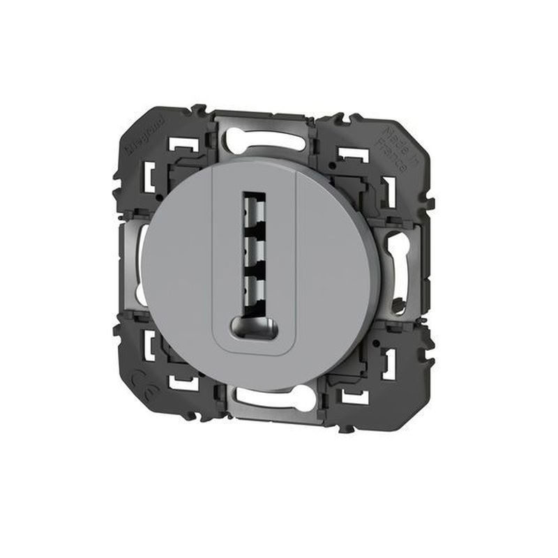 [LEG-600468] Legrand 600468 - Prise téléphone en T dooxie - finition alu
