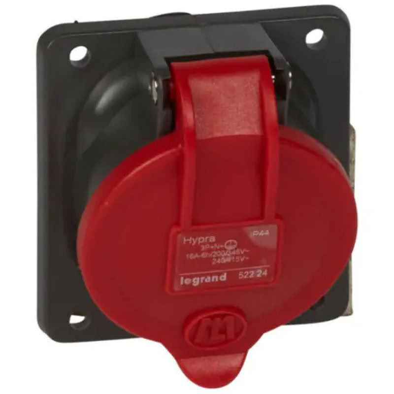 [LEG-052224] Legrand 052224 - Prise fixe Hypra IP44 16A - 380V~ à 415V~ - 3P+N+T - plastique