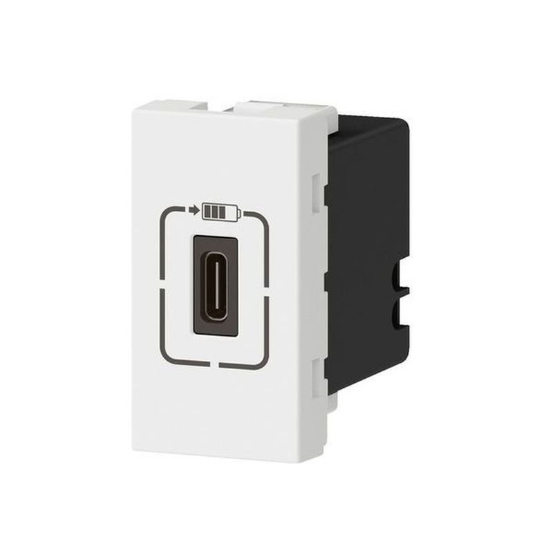 [LEG-077589] Legrand 077589 - Chargeur USB Type-C 1,5A 5V= 7,5W Mosaic 1 module 230V - blanc