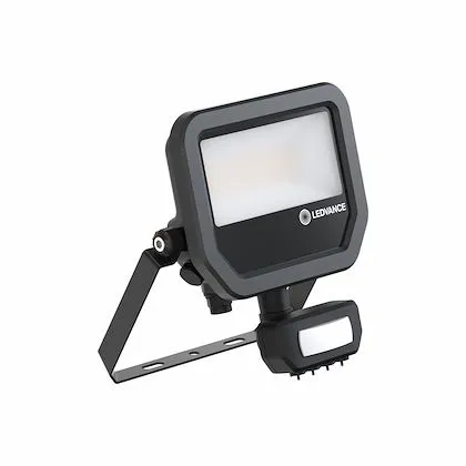 Projecteur Fl20 Pir 11/17W 840 1600/2400Lm Sym100 Ip65 Noir