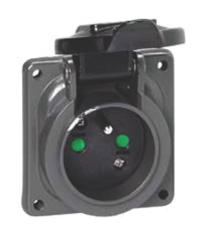 [LEG-053903] Legrand 053903 - Prise de courant fixe 2P+T à brochage domestique Hypra IP44 - 250V~ - plastique