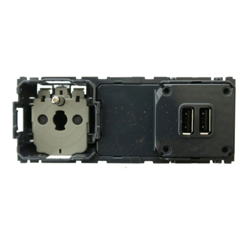 [LEG-067106] Legrand 067106 - Prise de courant et prise double USB Type-A 3A précâblées Céliane