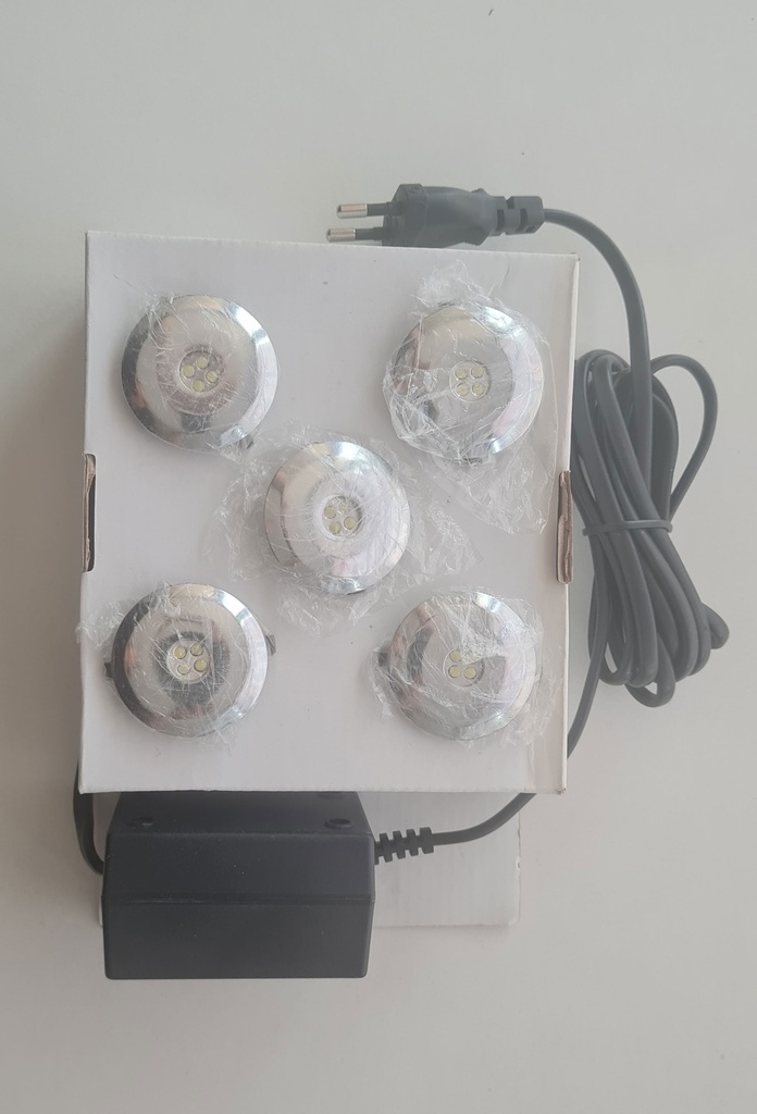 [BLK-1340970050] kit 5 encastrer sol + alimentation IP20