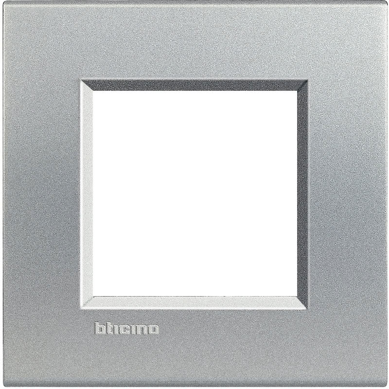 Plaque tech Bticino Livinglight 1 poste 2 modules