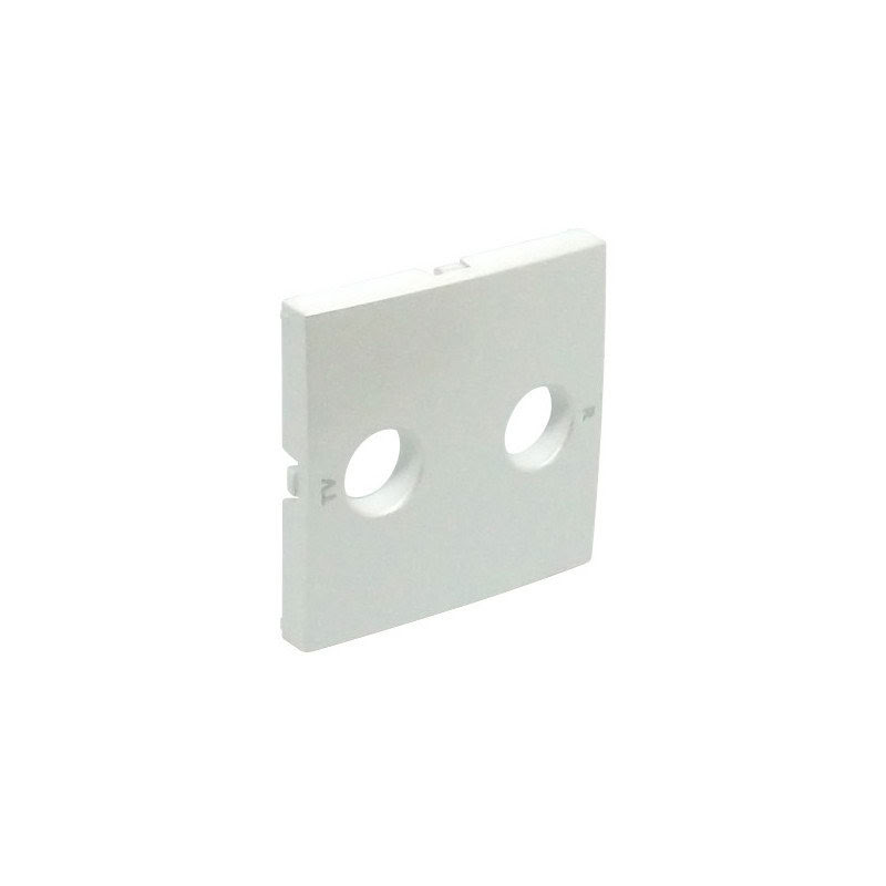 Enjoliveur Prise R-TV Glace Efapel - Logus 90