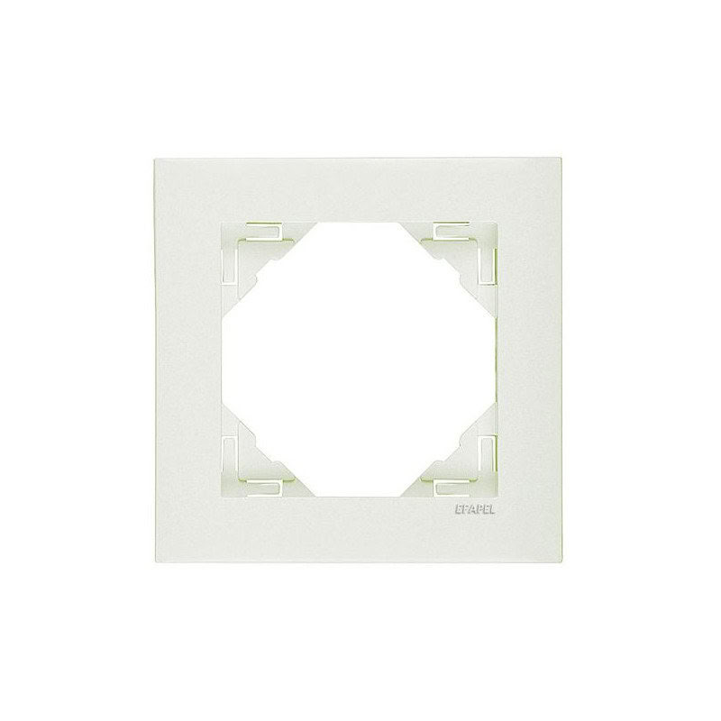 Plaque Simple Glace Efapel - Finition Blanche Aquarella Logus 90