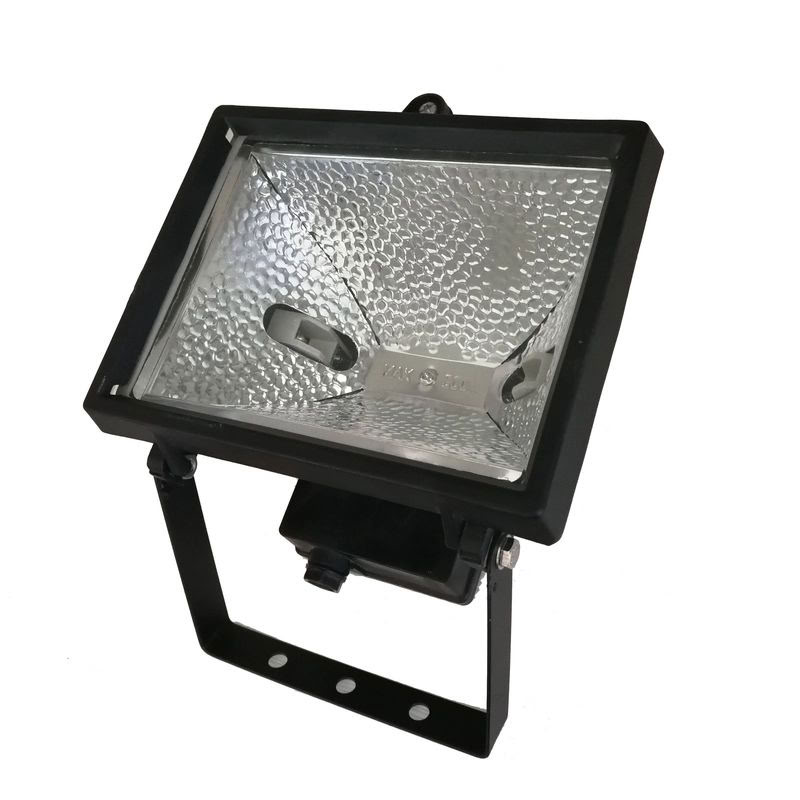 [ICE-8110] Projecteur Halogene R7s 150W noir 230V IP44