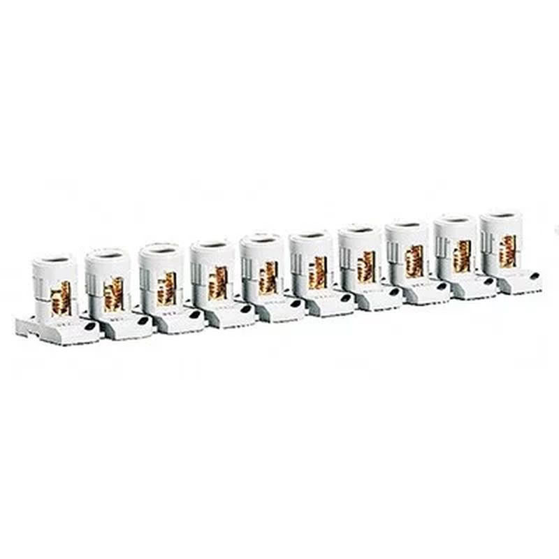 Support pour goulotte 1 poste marron