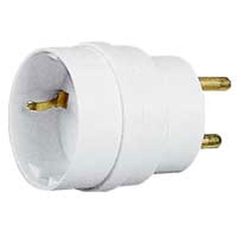 Adaptateur prise de courant 2P+T - 16 A - standard allemand pour socle français - Legrand