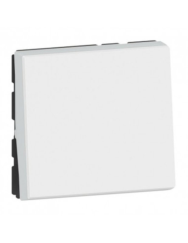 [LEG-73040] Poussoir 6A B.AUTO MOSAIC 2 Mod - 1 Poste