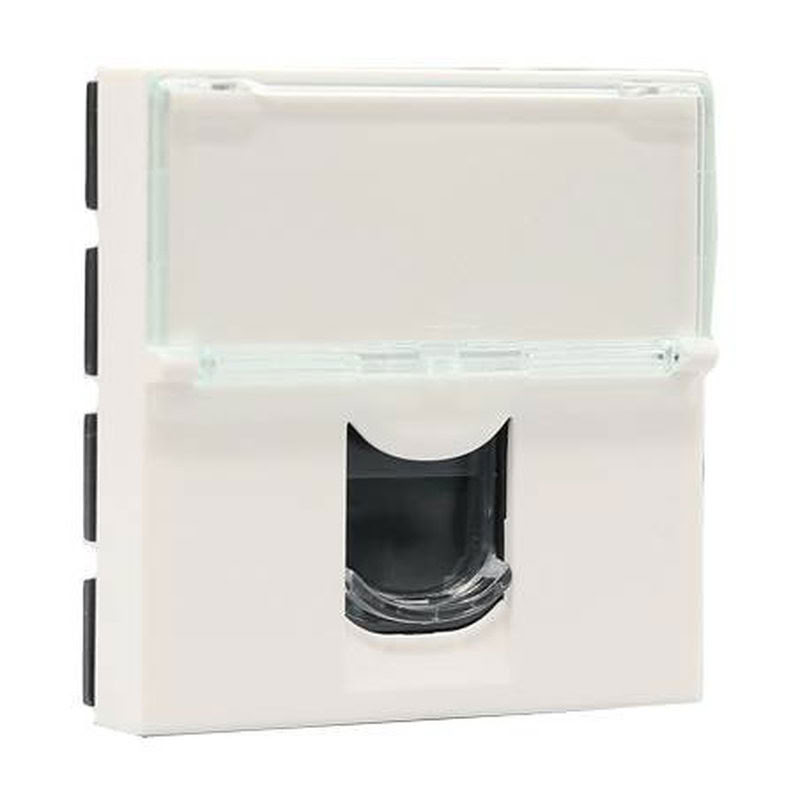 Prise RJ45 cat.4 Mosaic RNIS/ISDN - 8 contacts - 2 Modules