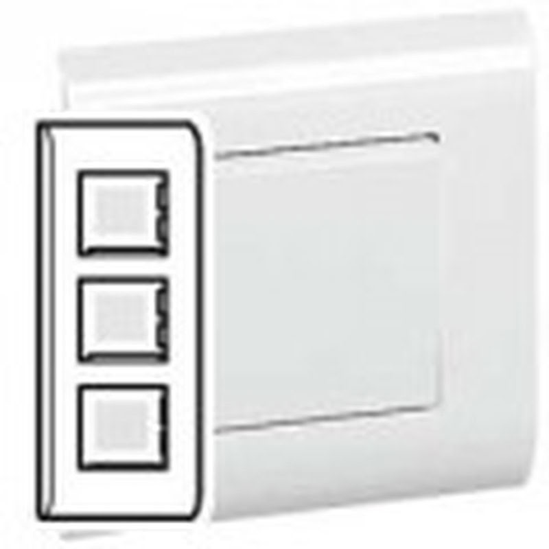 Plaque ANCIEN MOSAIC - MONTAGE VERTICAL - 3X2 Modules - BLANC