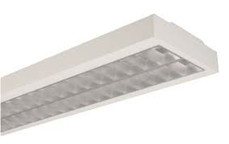[LU-1560] Plafonnier saillie 2x35w pour T5 fluorescent -non inclus) reflecteur blanc