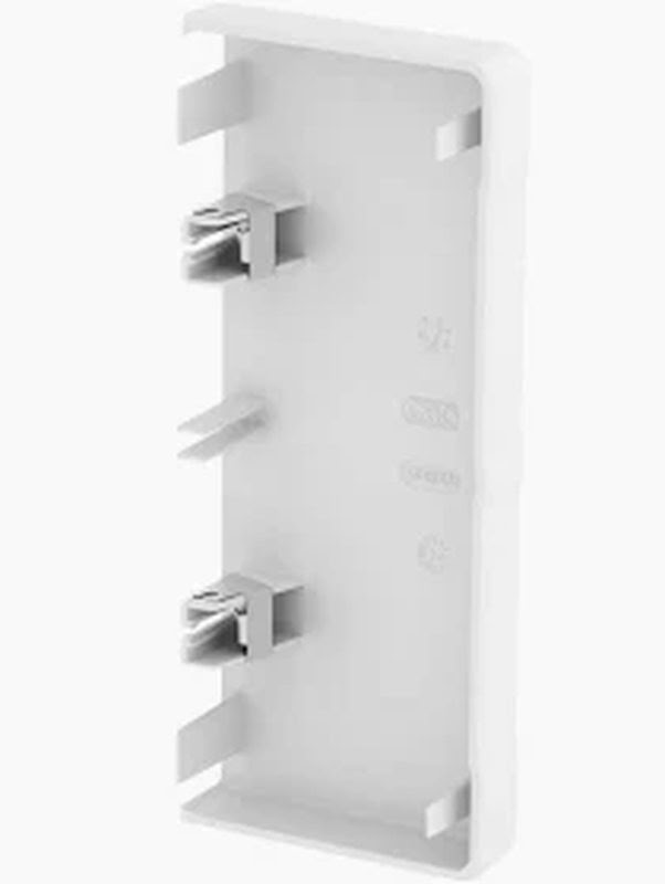 [OBO-6113280] Embout pour Rapid 45-2 130 135x56x22 PC/ABS blanc pur RAL 9010