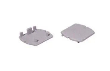 [RAIL-230B-C6] Embout Fermeture Carré 3 allumages blanc accessoire rail