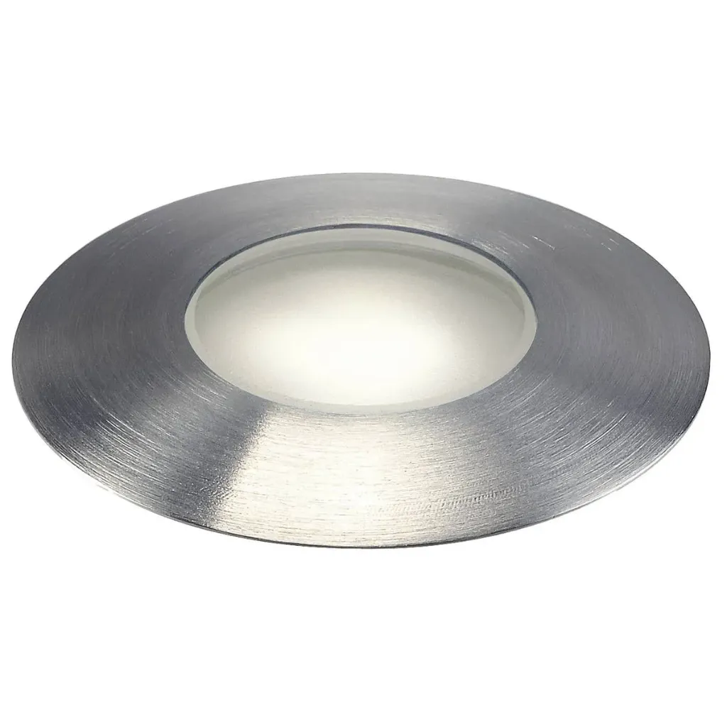 Encastrer sol rond gris 12v G5,3 35w maxi