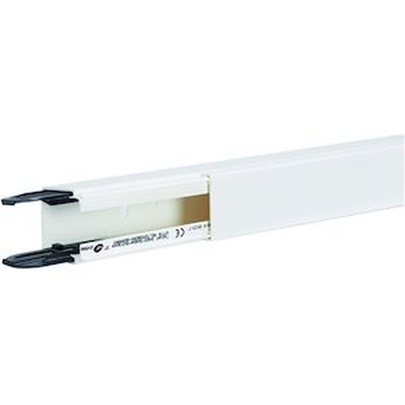 Goulotte De Distribution Lifea Lff 40X40Mm 1 Compartiment Pvc Blanc - longueur 2m