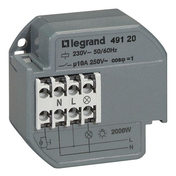 Télérupteur Unipolaire 10Ax 230V~ 50Hz À 60Hz Intensité Maxi legrand 049120