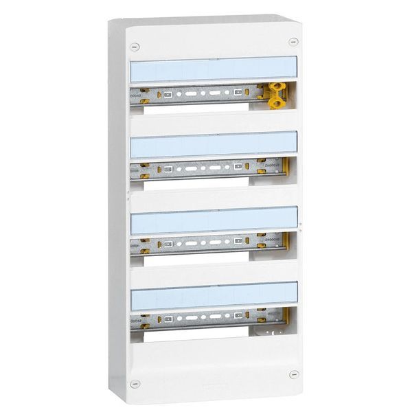 Coffret Drivia 13 Modules 4 Rangées Ip30 Ik05 Blanc Ral900 legrand 401214