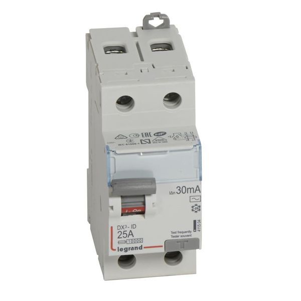 Inter Diff Dx³-Id Arrivée Haut/Départ Bas Vis 2P 230V~ 25A T legrand 411504