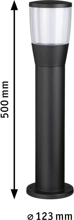 [PAU-94741] Borne Lumineuse Extérieure 230 V Bako Ip44 3000K Anthracite