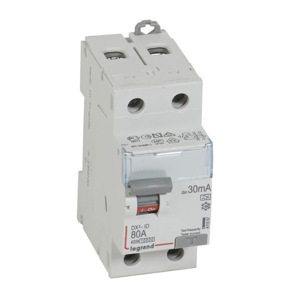 Dx3 Inter Differentiel 2P 80A A 30Ma legrand 411557