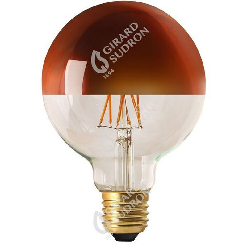 [GS-15658] Globe D95 Filament Led Calotte Bronze 8W E27 2700K 15658