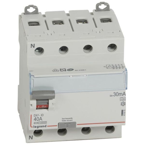 Inter Diff Dx³-Id ArrivéesHaut/Départ Bas Vis 4P 400V~ 40A T legrand 411675