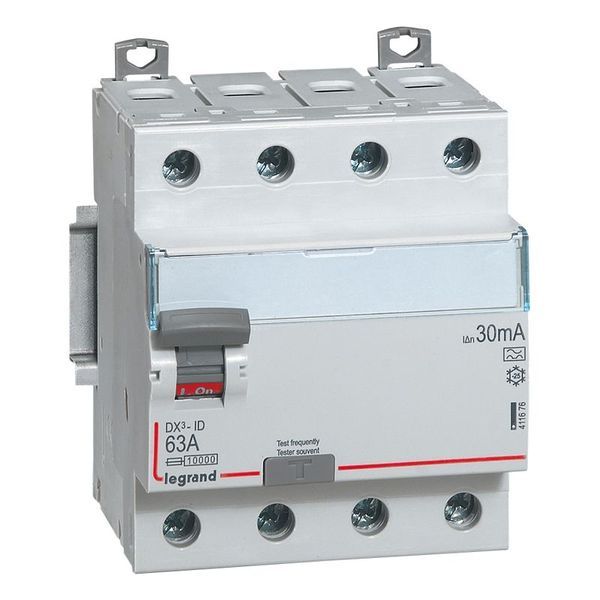 Intere Diff Dx³-Id Arrivée Haut/Départ Bas Vis 4P 400V~ 63A legrand 411676