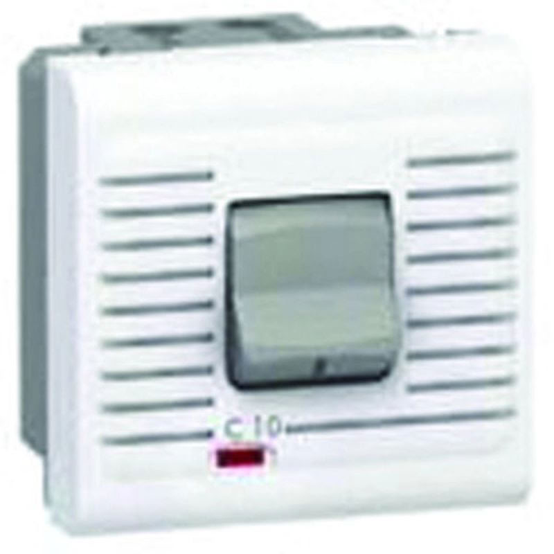 [LEG-077521] Legrand 077521 - Disjoncteur magnétothermique Uni+Neutre 230V~ 10A Mosaic 2 modules - blanc