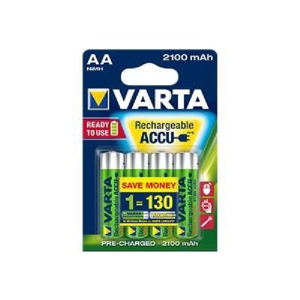 Varta Ready2Use AA - LR06 - 2100mAh les 4 accus rechargeables - AC-R06-4V