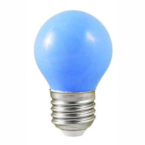 LED sphérique E27 1W BLEU 230V - L02453