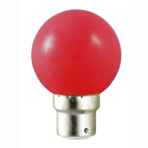 LED sphérique B22 1W ROUGE 230V - L02461